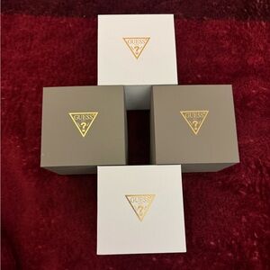 Four  Brand new Guess watch boxes